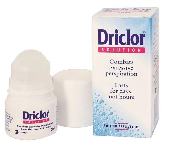 Driclor Roll On 20% Anti-Perspirant 20ml - Driclor EasyMeds Pharmacy