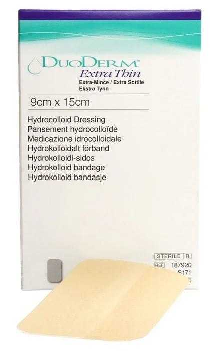 Duoderm Extra Thin Hydrocolloid Dressings 9cm x 15cm S171 - Convatec EasyMeds Pharmacy