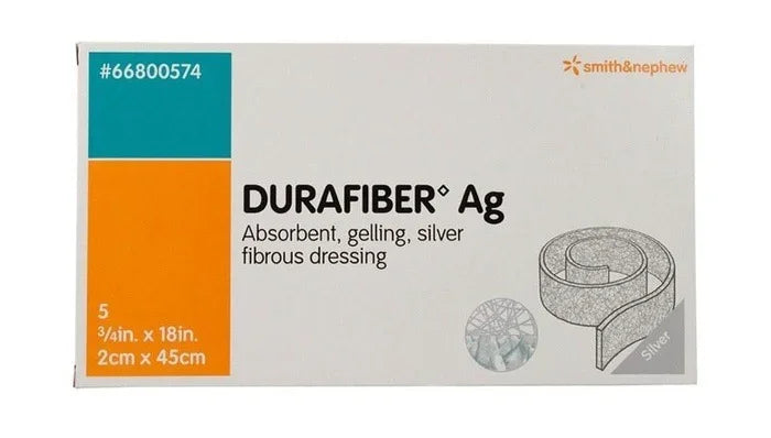 Durafiber AG Dressings 2cm x 45cm x 5 | 386-2810 - Smith & Nephew EasyMeds Pharmacy