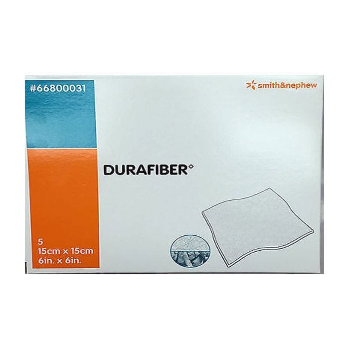 Durafiber Non-woven Gelling Fibre Dressings 15cm x 15cm x 5 - Smith & Nephew EasyMeds Pharmacy