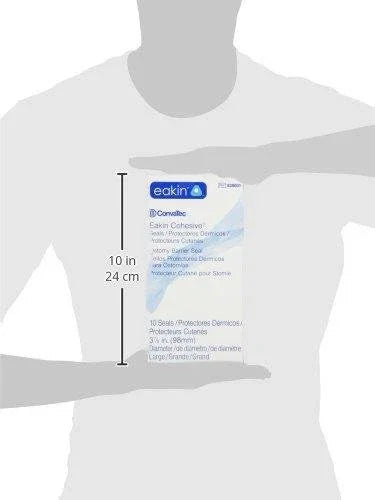 Eakin Cohesive Ostomy Seals Small 48mm x 10 (839002) - ConvaTec EasyMeds Pharmacy