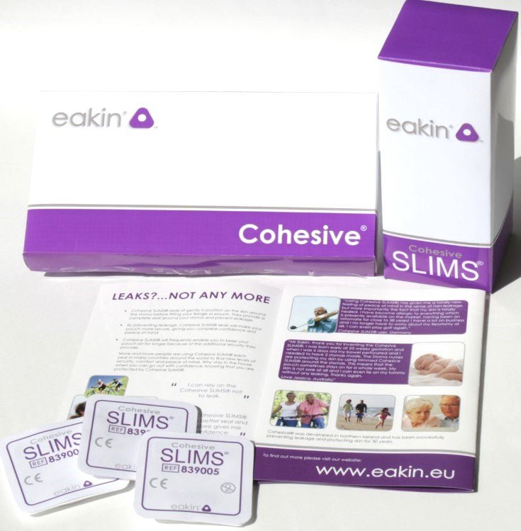 Eakin Cohesive Slims x 30 | Cohesive Ostomy Seals by Convatec (839005) - Convatec EasyMeds Pharmacy
