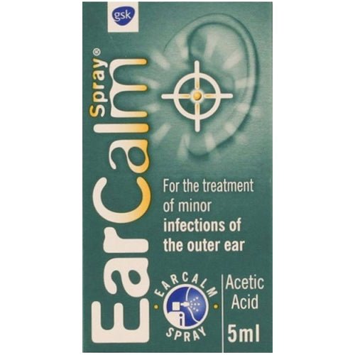 Ear Calm/Earcalm Ear Spray 5ml - For Ear Irritation -   GlaxoSmithKline EasyMeds Pharmacy