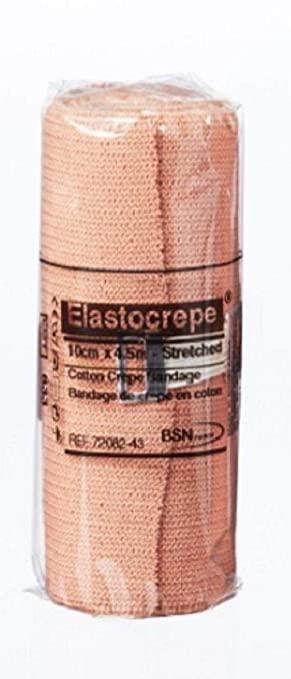Elastocrepe Cotton Crepe Support BP Bandage 10cm x 4.5m x 6 - BSN Medical EasyMeds Pharmacy