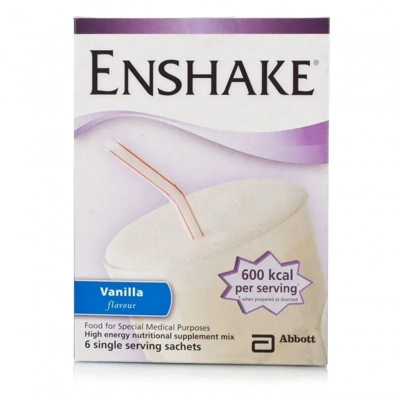 Enshake Sachets Vanilla (6 x 96.5g) - Abbott EasyMeds Pharmacy