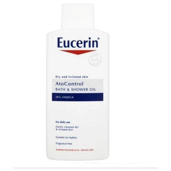 Eucerin AtoConrol Bath & Shower Cleansing Oil 400ml x 3 - Eucerin EasyMeds Pharmacy