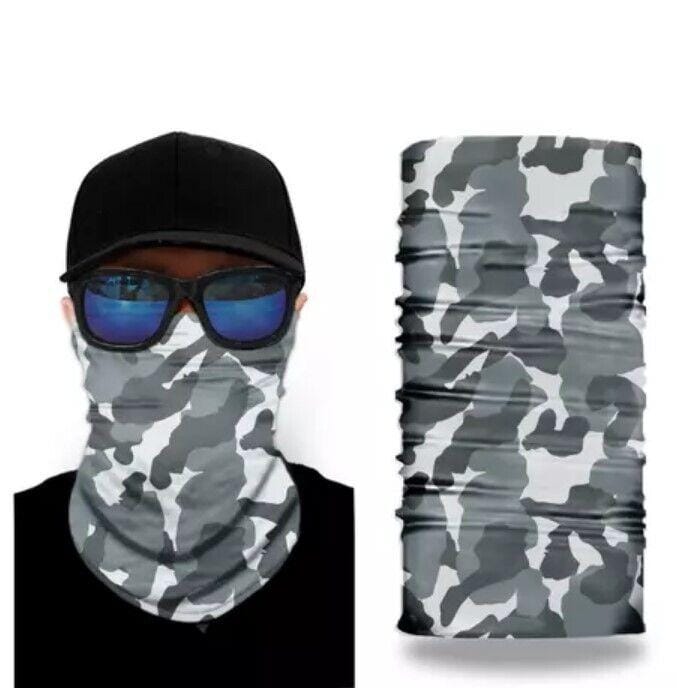 Face Cloth Bandana Neckerchief Wristband - Black Camouflage Breathable Unisex - EasyMeds EasyMeds Pharmacy