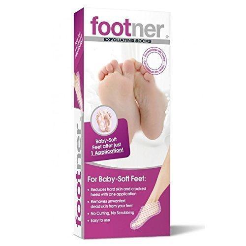 Footner Exfoliating Socks 1 Pair - 6 Pack - Footner EasyMeds Pharmacy