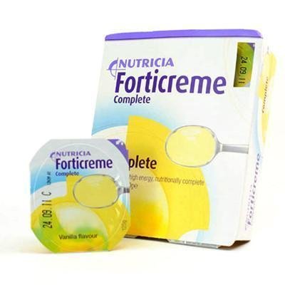 Forticreme Complete Vanilla ( 4 x 125g) x 4 Packs -   Nutricia EasyMeds Pharmacy