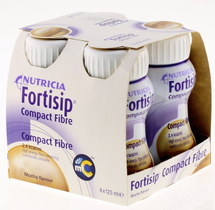 Fortisip Compact Fibre Mocha ( 4 x 125ml) - Nutricia EasyMeds Pharmacy