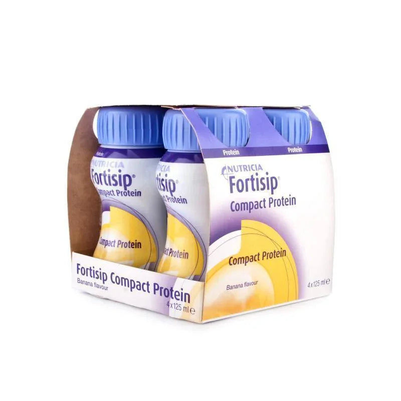 Fortisip Compact Protein Banana ( 4 x 125ml) - Nutricia EasyMeds Pharmacy