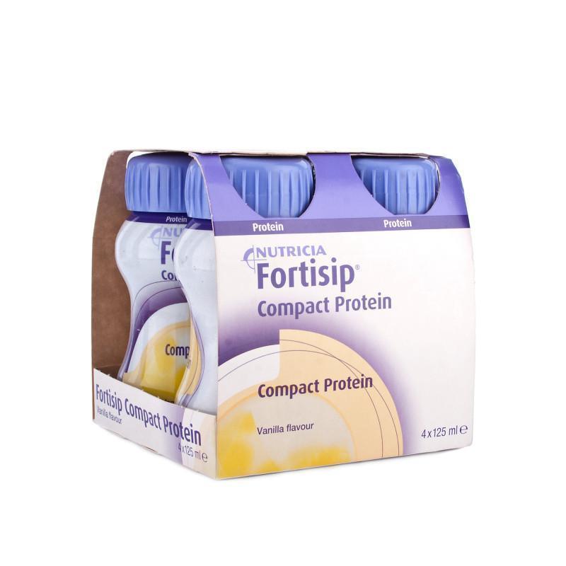 Fortisip Compact Protein Vanilla ( 4 x 125ml) - Nutricia EasyMeds Pharmacy