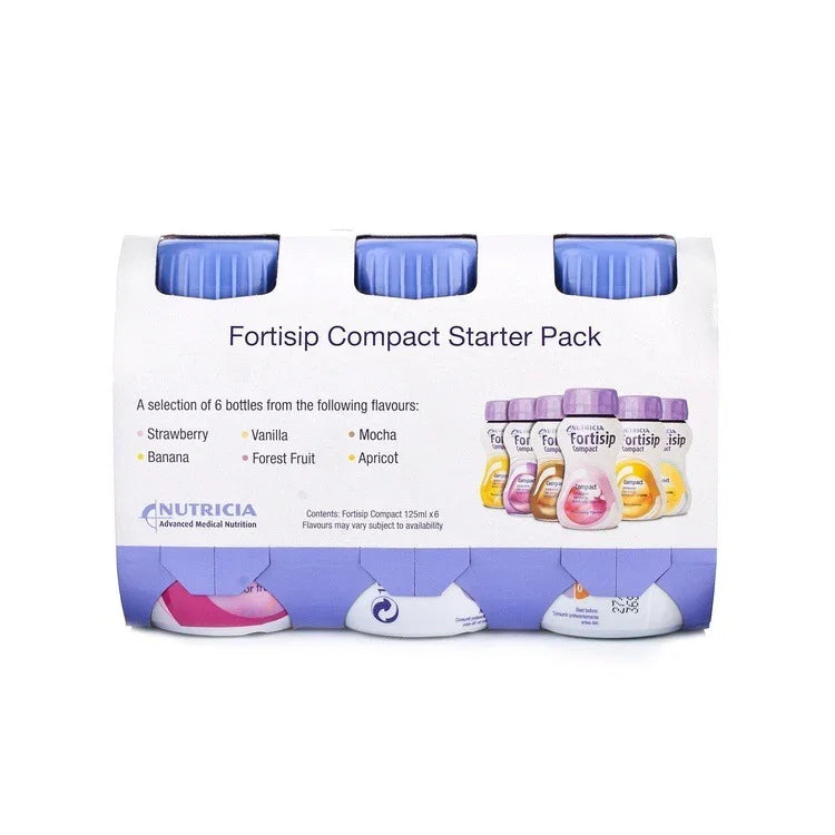 Fortisip Compact Starter Pack (6x125ml) - Nutricia EasyMeds Pharmacy