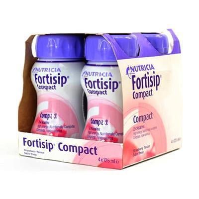 Fortisip Compact Strawberry ( 4 x 125ml) - Nutricia EasyMeds Pharmacy