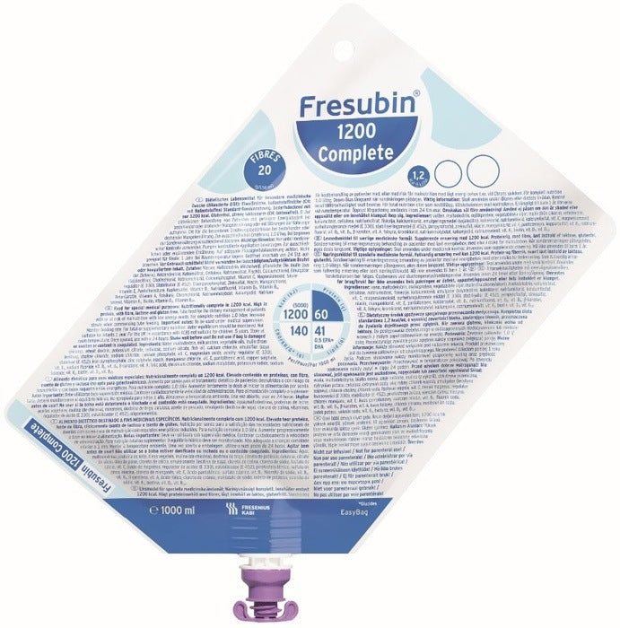 FRESUBIN 1200 Complete Tube Feed Easy Bag 1000ml x 8 - Fresenius EasyMeds Pharmacy