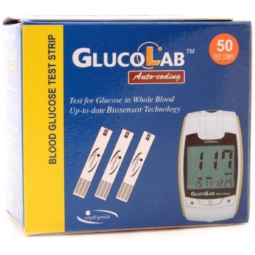 GlucoLab Blood Glucose Test Strip x 50 - GlucoLab EasyMeds Pharmacy