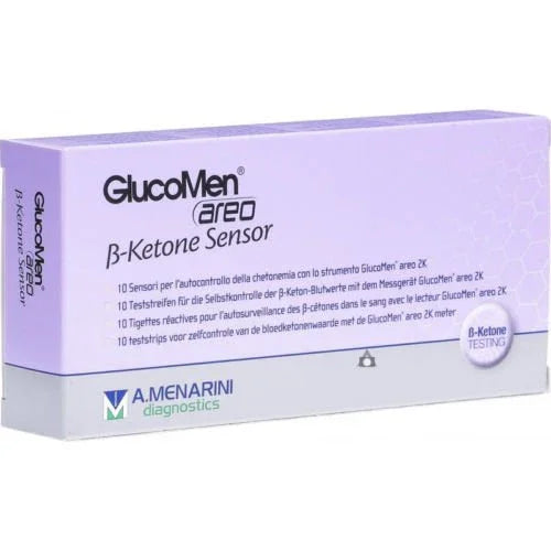 Glucomen Areo B Ketone Sensor Test Strips (10) - Glucomen EasyMeds Pharmacy