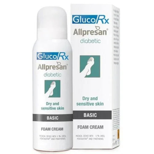 GlucoRx Allpresan Diabetic Foam Cream Basic 125ml - GlucoRx EasyMeds Pharmacy
