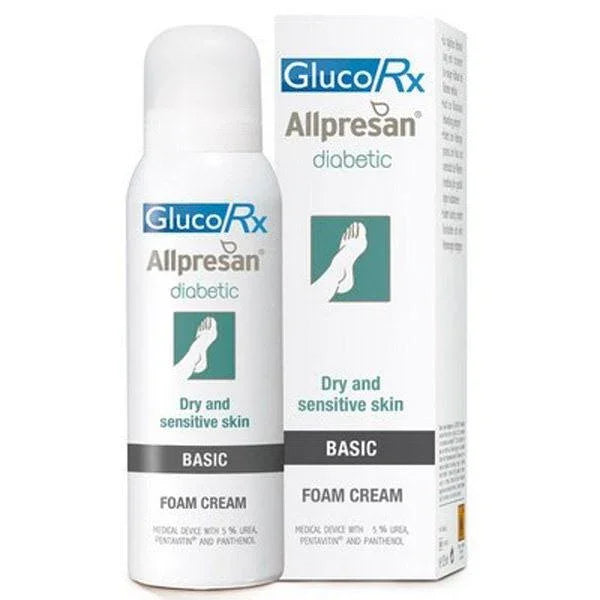 GlucoRx Allpresan Diabetic Foam Cream Basic 125ml - GlucoRx EasyMeds Pharmacy