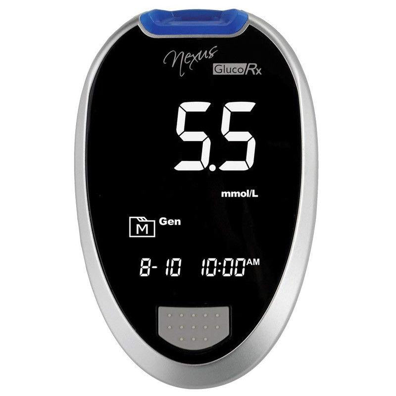 Glucorx Nexus Voice Blood Glucose Meter Kit -   Glucorx EasyMeds Pharmacy