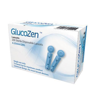 GlucoZen 28G Sterile Disposable Lancets x 200 | EasyMeds Pharmacy