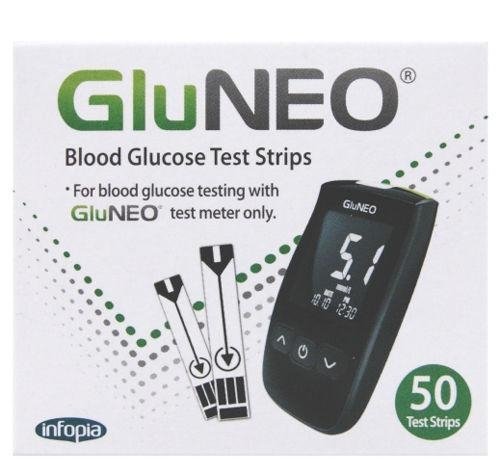 GluNEO Blood Glucose Test Strips x 50 -   GluNEO EasyMeds Pharmacy