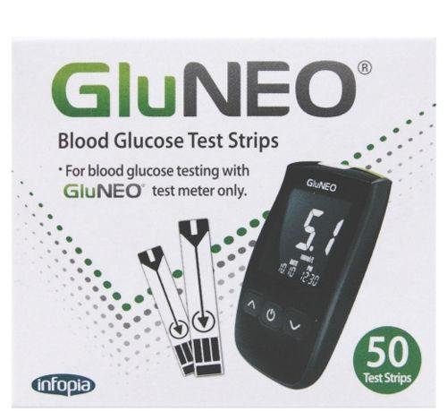 GluNEO Blood Glucose Test Strips x 50 - GluNEO EasyMeds Pharmacy