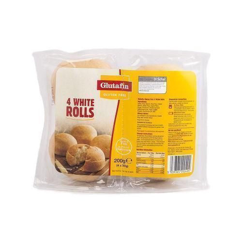 Glutafin Gluten Free 4 White Rolls 200g - Glutafin EasyMeds Pharmacy