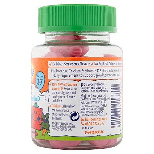 Haliborange Kids Mr. Men Little Miss Calcium and Vitamin D Strawberry softies 30 - Seven Seas EasyMeds Pharmacy