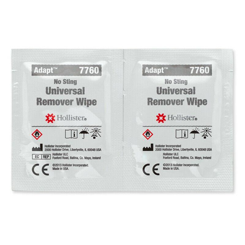 Hollister 7760 Adapt Universal Adhesive Remover Wipes x 50 - Hollister EasyMeds Pharmacy