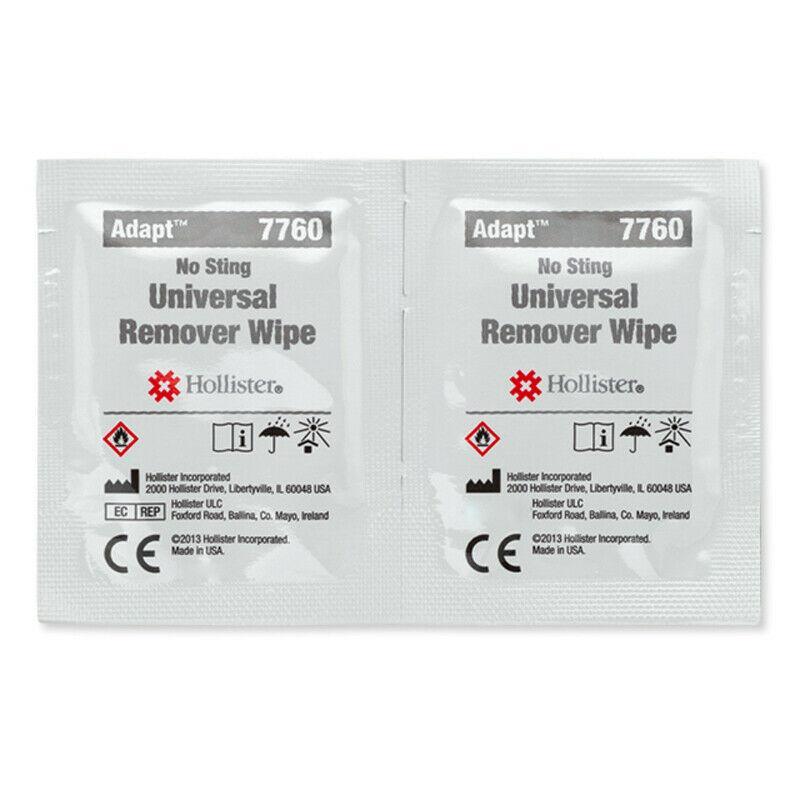 Hollister 7760 Adapt Universal Adhesive Remover Wipes x 50 - Hollister EasyMeds Pharmacy