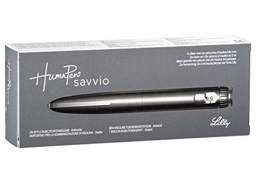Humapen Savvio Cartridge Pen Graphite - FREE UK P&P - Eli Lilly & Co Ltd EasyMeds Pharmacy