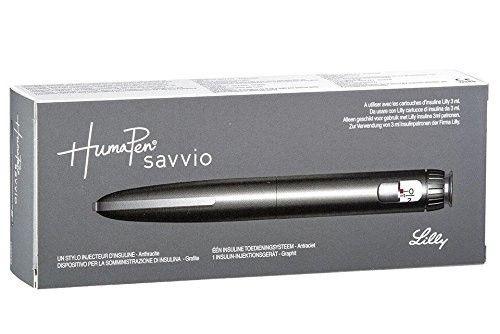 Humapen Savvio Cartridge Pen Graphite - FREE UK P&P - Eli Lilly & Co Ltd EasyMeds Pharmacy