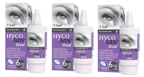 Hycosan Dual Preservative-free Moisturising Eye Drops 7.5ml - Hycosan EasyMeds Pharmacy