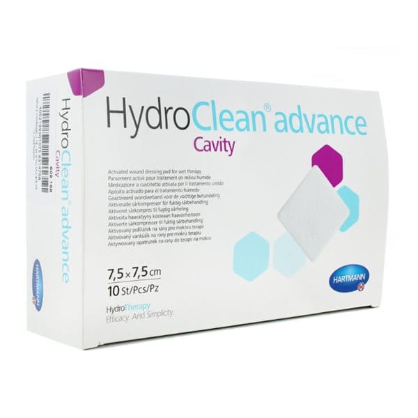 HydroClean Advance Cavity Dressings 7.5cm x 7.5cm x 10 - Hartmann EasyMeds Pharmacy