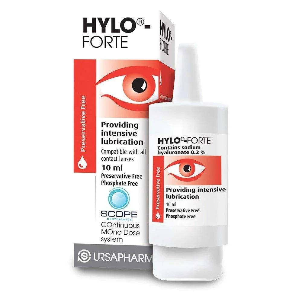 Hylo-Forte Lubricating Eye drops 10ml - Pack of 2 - Scope Opthalmics EasyMeds Pharmacy