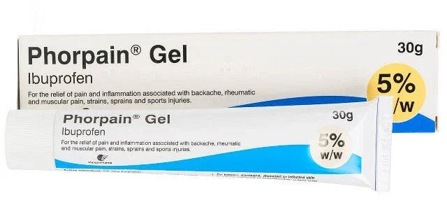 Ibuprofen Gel 5% 30g | Anti-inflammatory Pain Relief - Phorpain EasyMeds Pharmacy