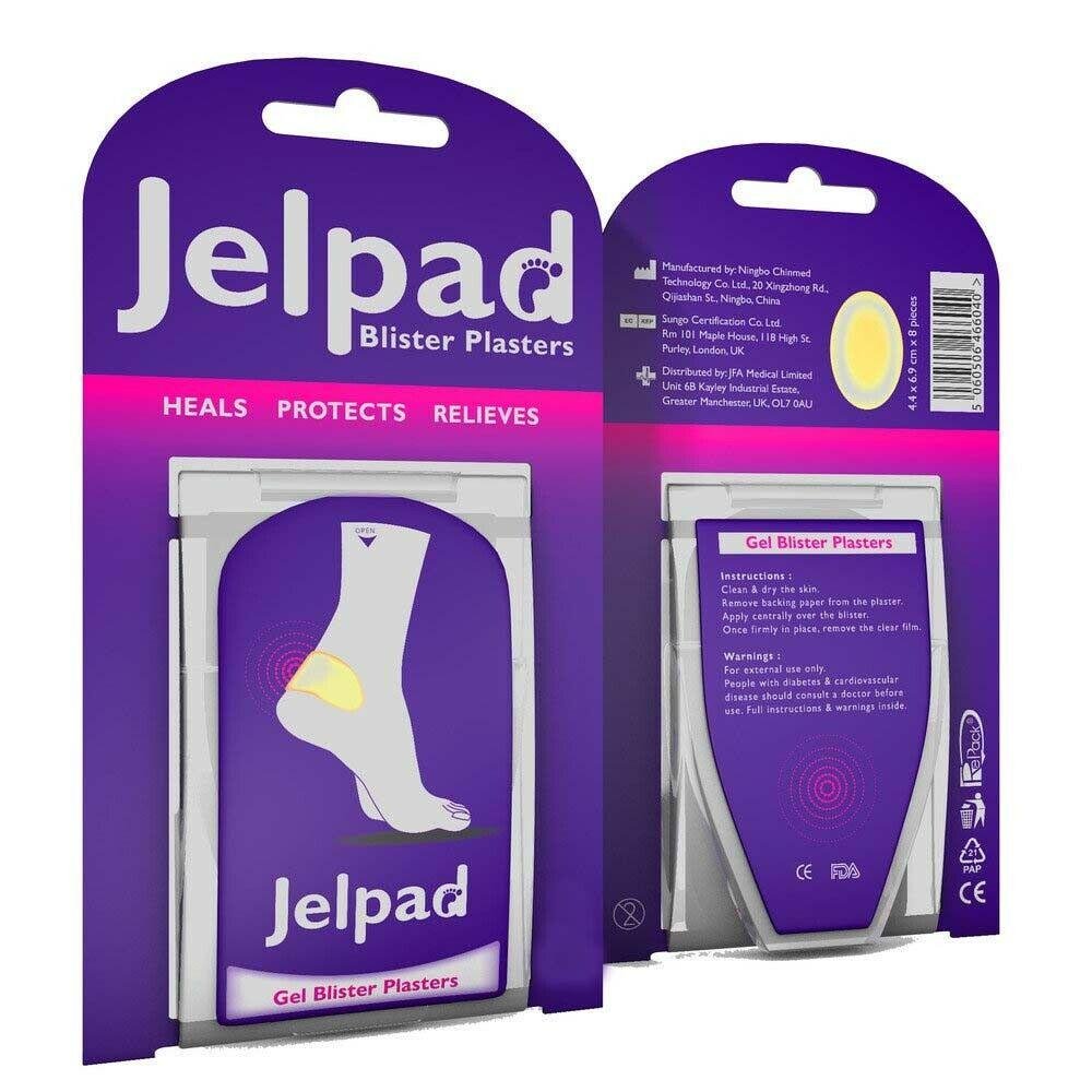 Jelpad Blister Plasters x 8 - JFA Medical EasyMeds Pharmacy