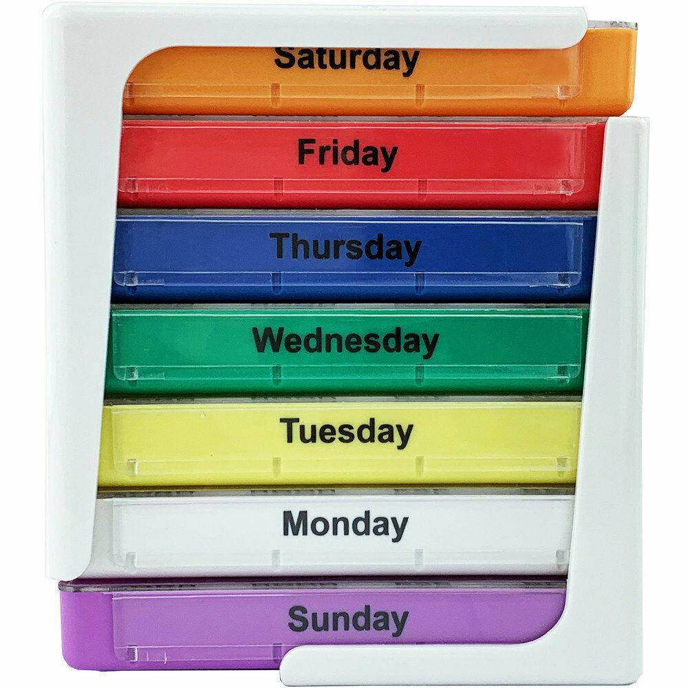 JFA Medical Weekly Pill Box Organiser for Medicines Supplements -28 Compartments - JFA Medical EasyMeds Pharmacy