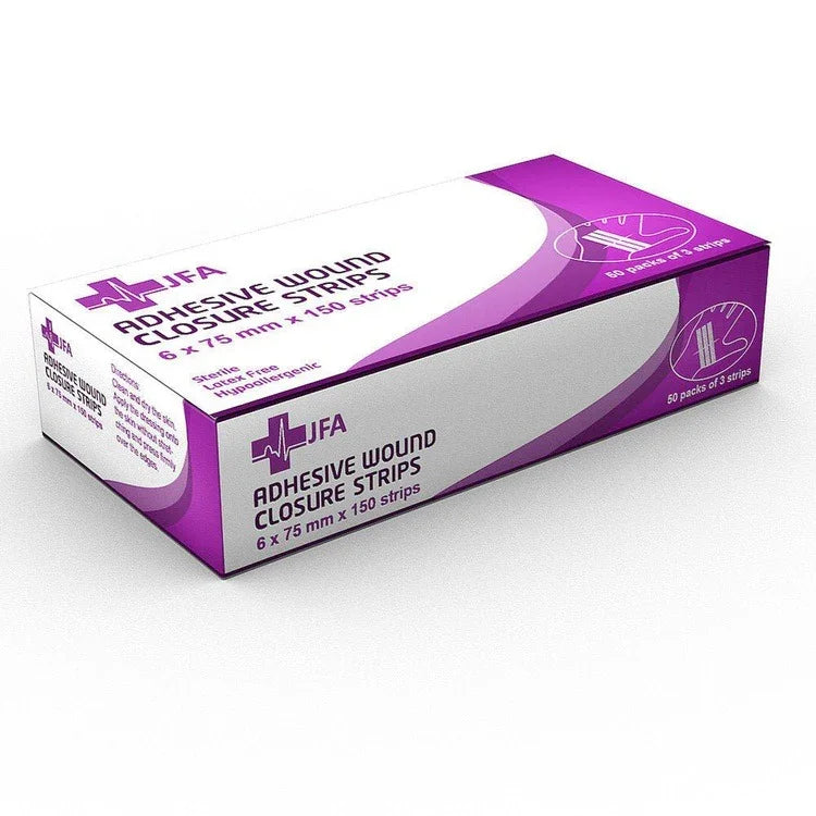 JFA Medical Wound Closure Strips 5mm x 75mm x 150 - JFA Medical EasyMeds Pharmacy