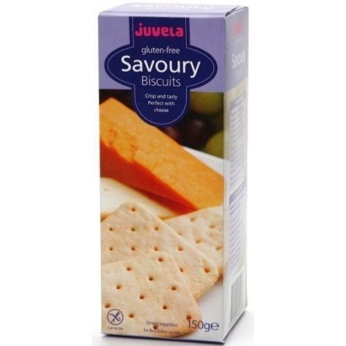 Juvela Gluten-Free Savoury Biscuits 150g -   Juvela EasyMeds Pharmacy