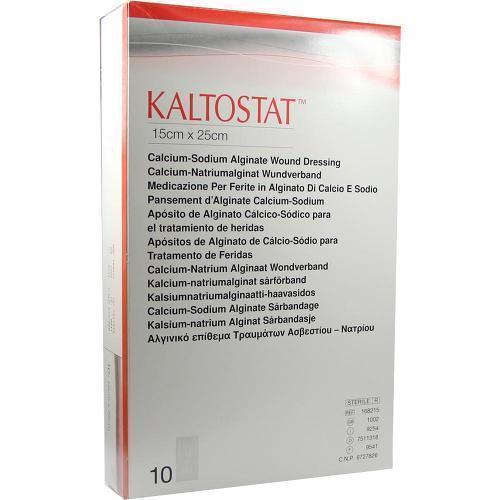 Kaltostat Alginate Dressings Sterile Non-Woven Haemostatic 15cm x 25cm - Kaltostat EasyMeds Pharmacy