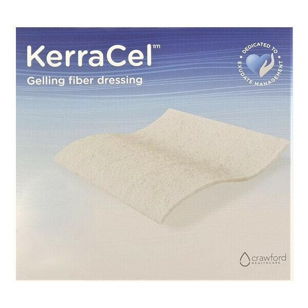 Kerracel Non-Adhesive Fiber Dressing 10cm x 10cm x 10 - Crawford Healthcare EasyMeds Pharmacy