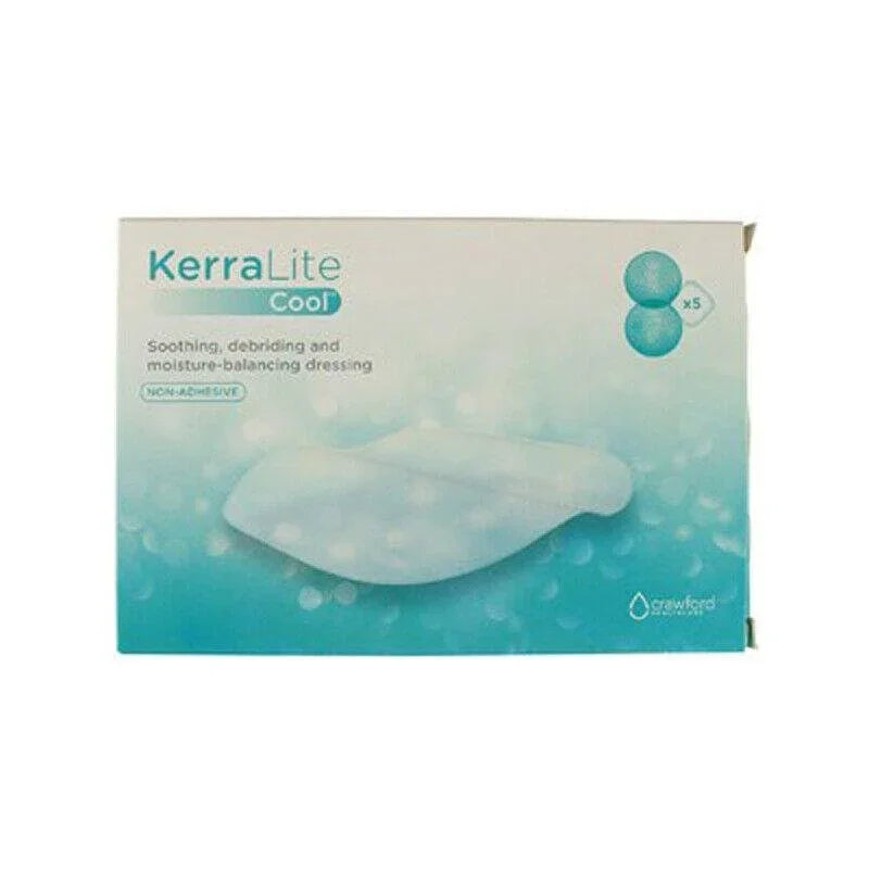 Kerralite Cool Non-Adhesive Border Dressing 12cm x 8.5cm x 5 - Crawford Healthcare EasyMeds Pharmacy