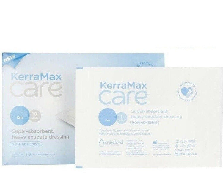 KerraMax Care Dressing 20cm x 22cm x 10 - KerraMax EasyMeds Pharmacy