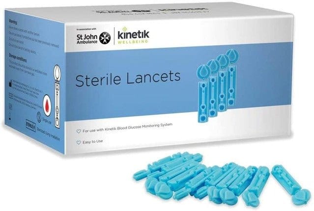 Kinetik Wellbeing Sterile Lancets 30g x 100 - Kinetik Medical Devices Limited EasyMeds Pharmacy