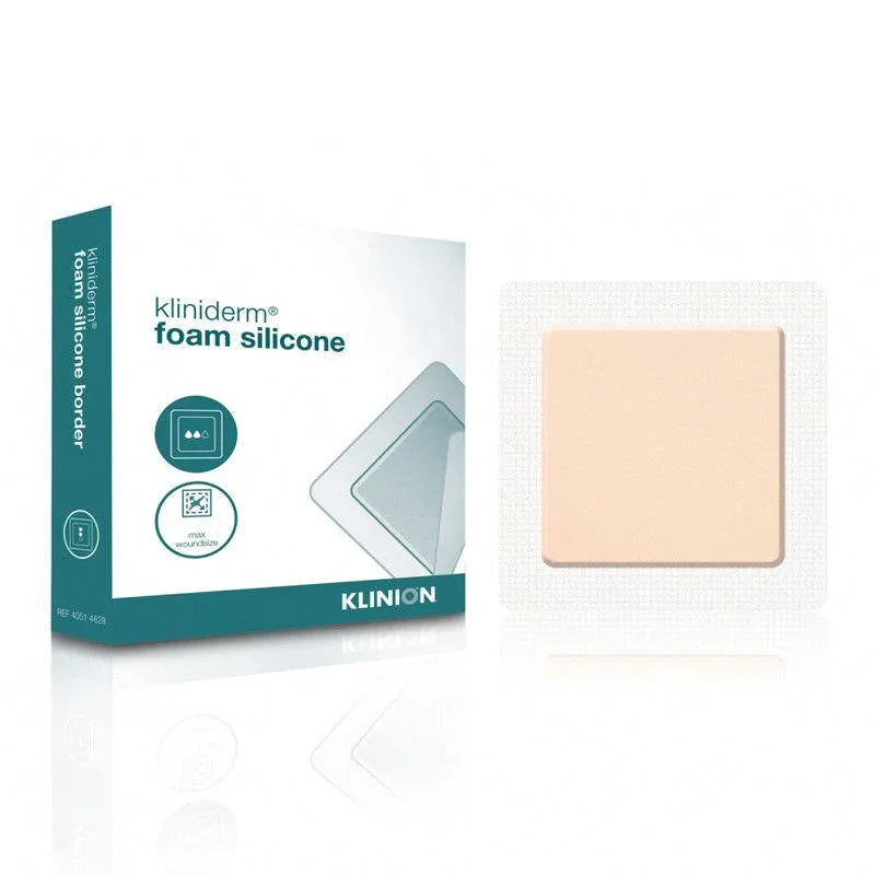 Kliniderm Foam Silicone Heel Dressing 10cm x 17.5cm Pack of 5 wound dressing pack