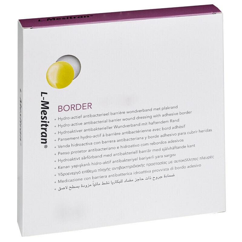 L-Mesitran Border Adhesive Dressing 10cm x 10cm, Pack 5, 10 - Aspen Medical EasyMeds Pharmacy