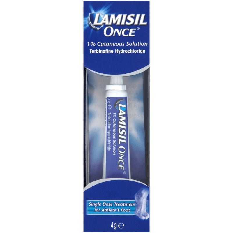 Lamisil Once 1% Cutaneous Solution - 4g - Glaxo SmithKline EasyMeds Pharmacy