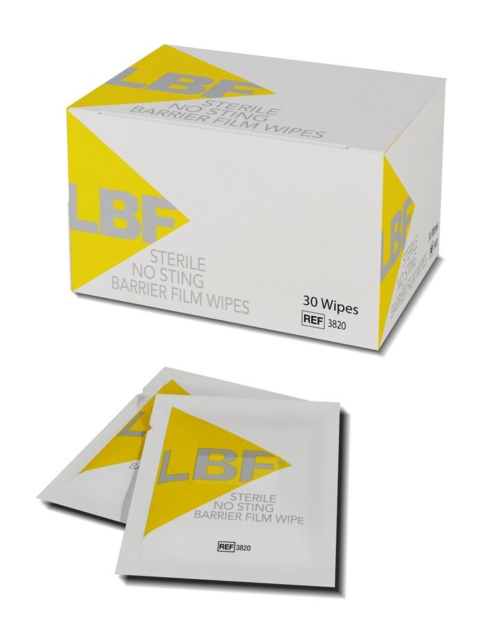 LBF No Sting Barrier Wipes x 30 by CliniMed - LBF EasyMeds Pharmacy